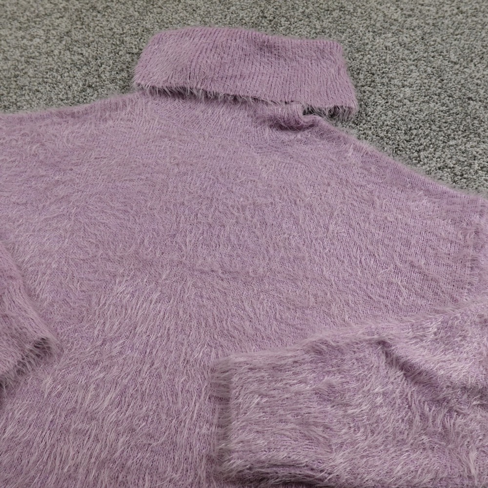 Show Me Your MUMU Sweater Womens XS Purple Pink Pullover Knit Turtleneck Revolve